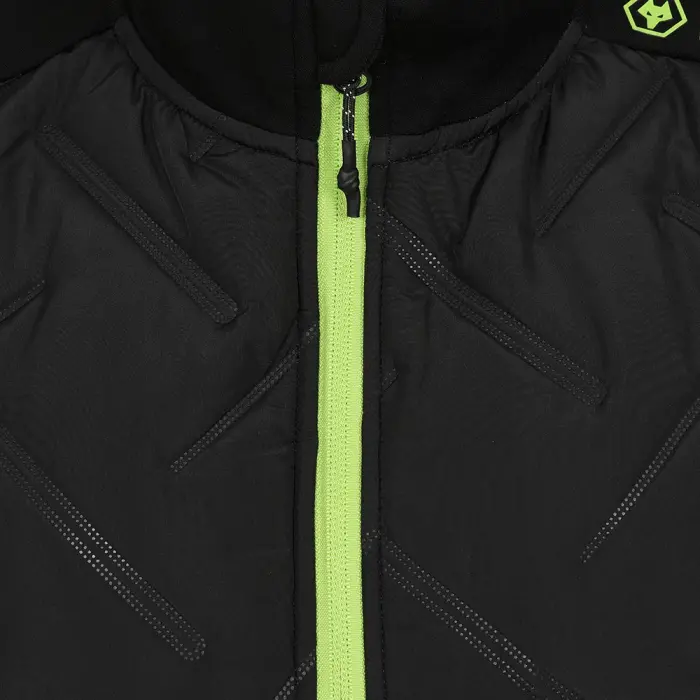 Wolverhampton Wanderers Store | Shop Official Progression Hyrbid Gilet – Black/Green – Womens Wolves Gear